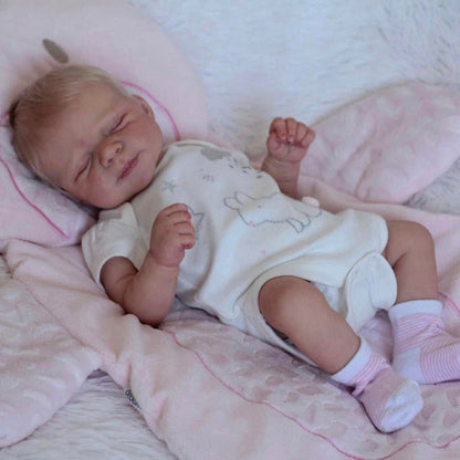 19 Zoll Realistische Blonde Haar Reborn Puppen