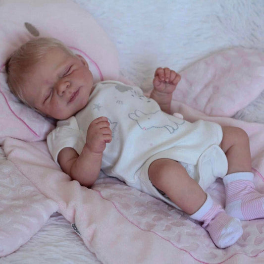 19 Zoll Realistische Blonde Haar Reborn Puppen