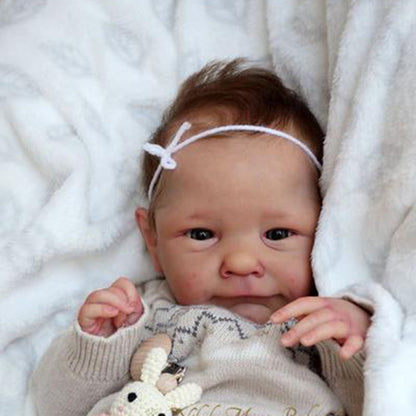 19 Zoll Ava unbemaltes Reborn Puppe Kit mit offenen Augen