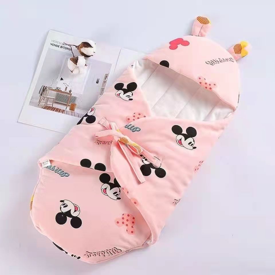 Warmer Baumwoll-Schmetterlings-Quilt-Schlafsack für 16-24 Zoll Reborn Puppen