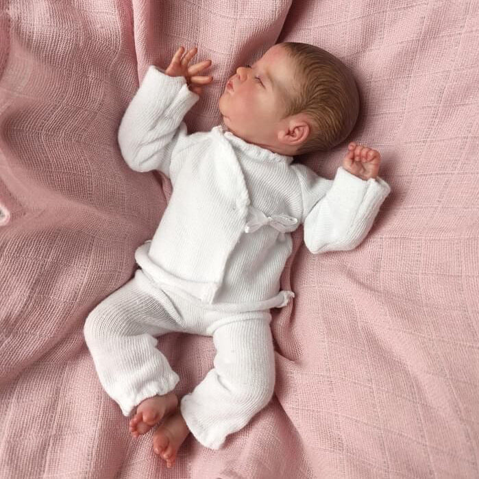 10 Zoll Reborn Puppen mit geschlossenem Augen-Stoffkörper