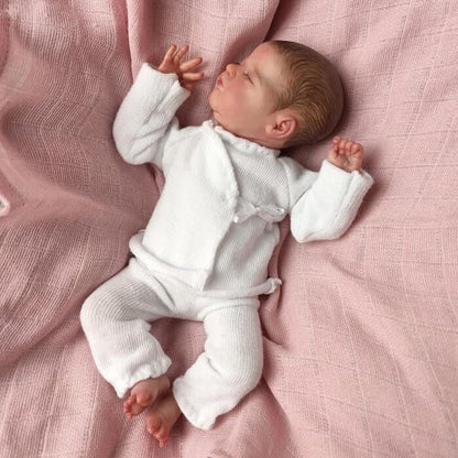 10 Zoll Reborn Puppen mit geschlossenem Augen-Stoffkörper