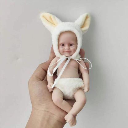 6 Zoll 15cm Offene Augen Lächeln wiedergeborene Mini-Puppe Maddie