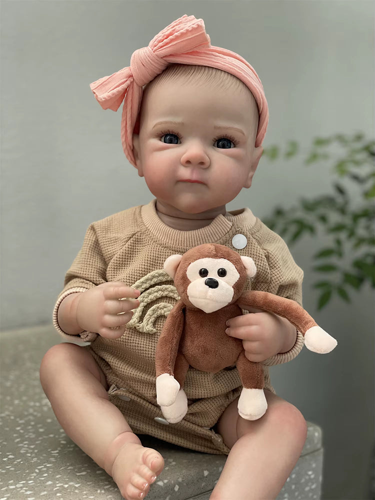 18 Zoll Helen offene Augen Stoffkörper Reborn Puppe-Bettie