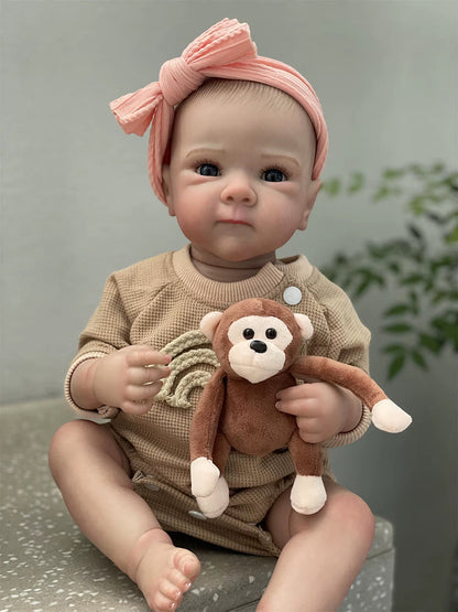 18 Zoll Helen offene Augen Stoffkörper Reborn Puppe-Bettie