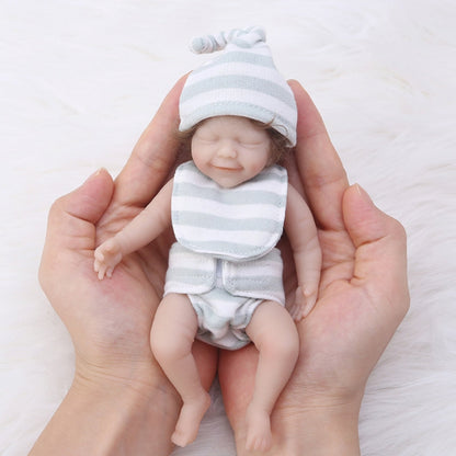 6 Zoll 15cm Lächeln Mini-Rebornpuppe April