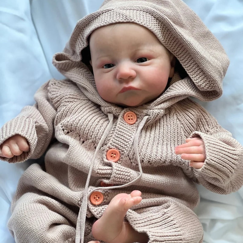 18 Zoll Kirk Realistisch Offene Augen Reborn Puppen Junge/Mädchen - Levi Erwachen