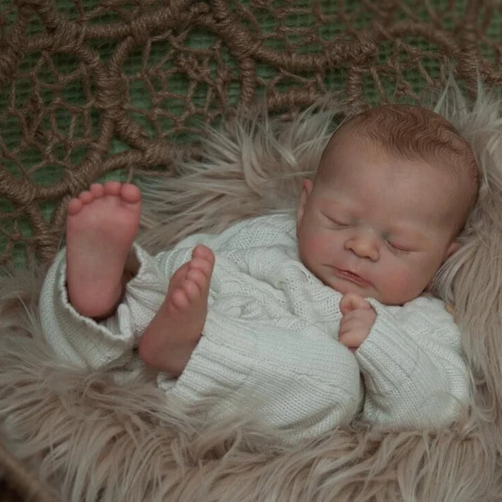 21 Zoll realistische Nydia Geschlossene Augen Rebornpuppen-Timothy