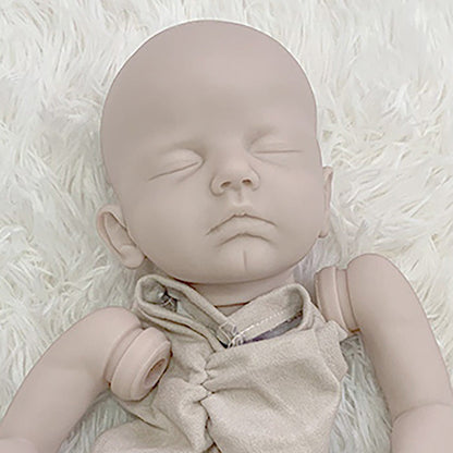 19 Zoll Sara Schließen Sie Augen süßes schlafendes DIY Blanko Reborn Kit