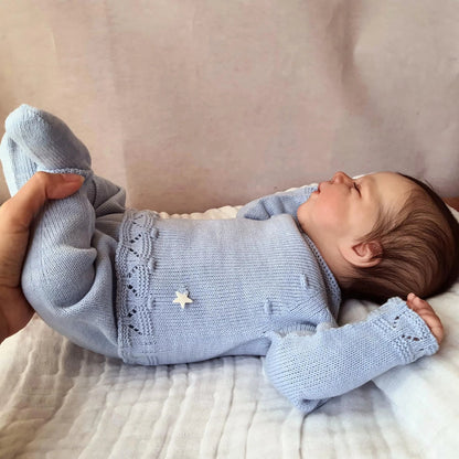 19 Zoll Alvin Lebensechte Geschlossene Augen Reborn puppen Jungen/Mädchen-Pascale