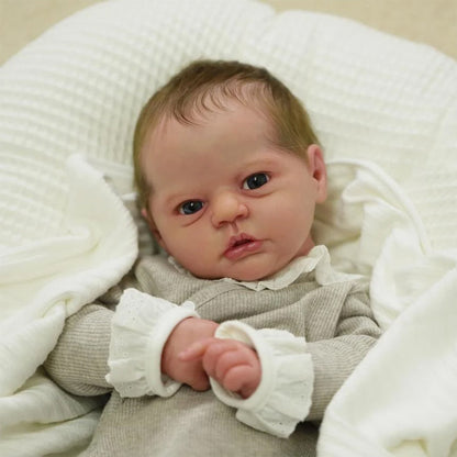 19 Zoll Novia offene Augen kurze Haare Reborn Puppen-Evi