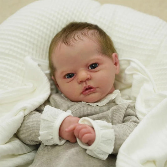 19 Zoll Novia offene Augen kurze Haare Reborn Puppen-Evi