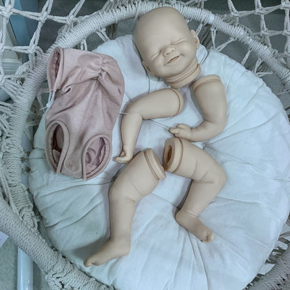 21 Zoll Alisha Lächelndes Gesicht DY Blanc Reborn Baby Kit