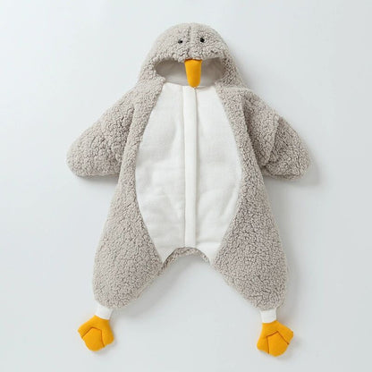 Cartoon Gans Form Lamm Kaschmir Herbst und Winter Schlafsack