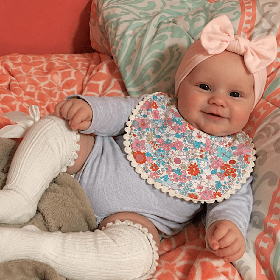 50cm Maddie Reborn Babypuppe mit offenen Augen im grauen Outfit