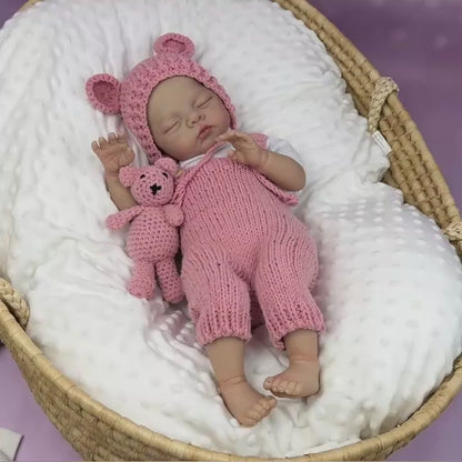 18 Zoll lebensechte weiche Körper geschlossene Augen Irys Reborn Puppe