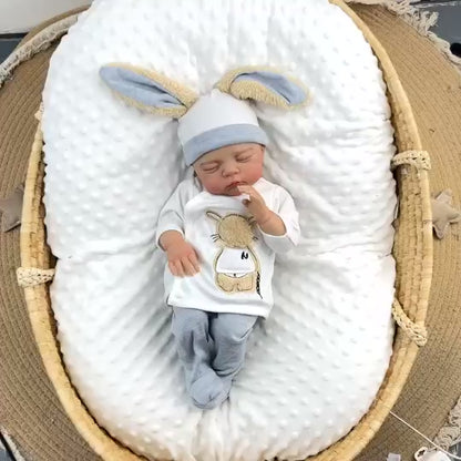 19 Zoll 3D-bemalte Reborn Puppe Schlafende Irys