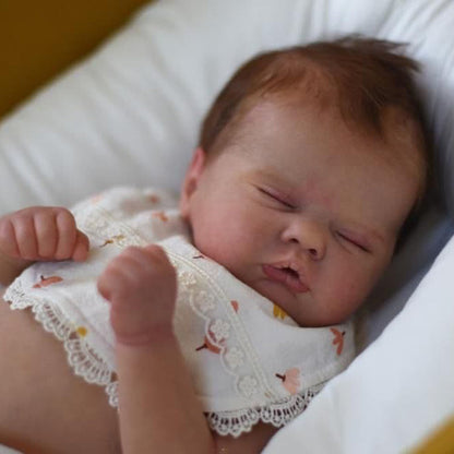 19 Zoll unlackierter Reborn Puppen Kit Quinbee mit geschlossenen Augen